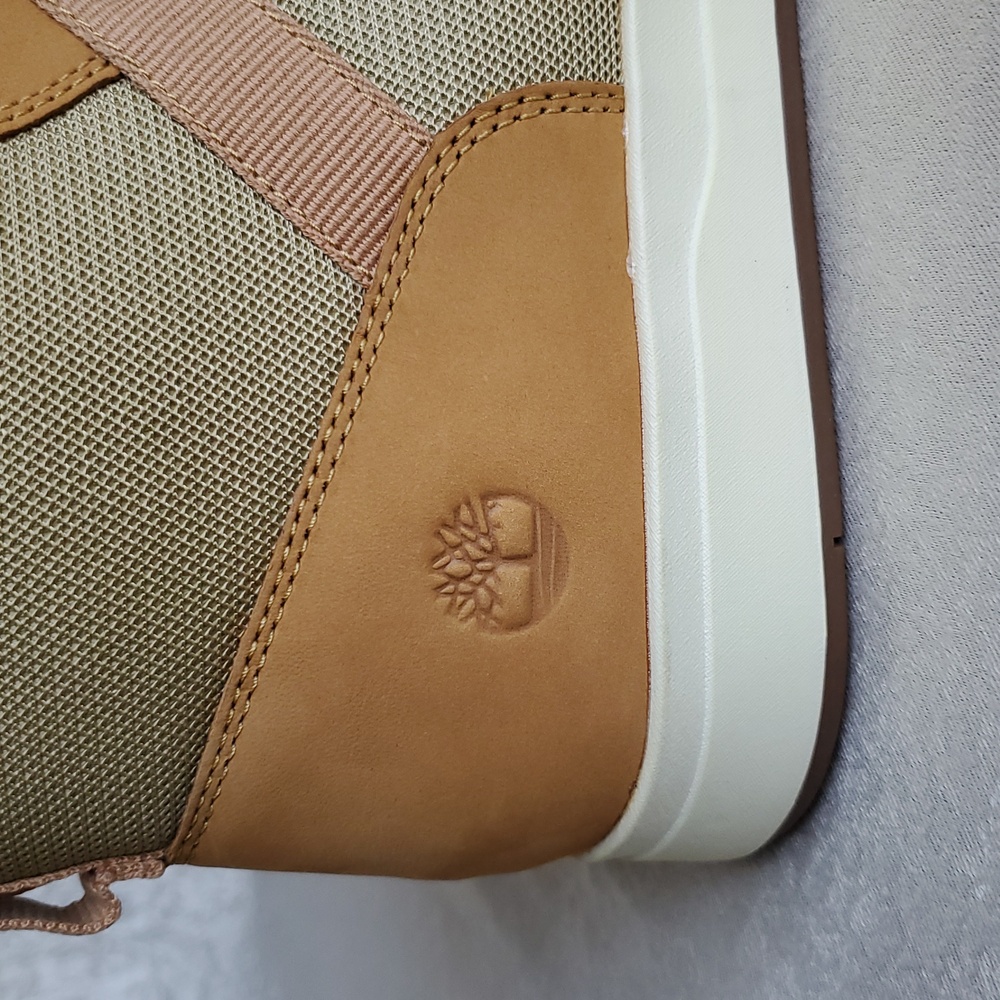 🆕️ TIMBERLAND Davis Square L/F Boot Wheat Nubuck Leather MEN'S SIZE: 13 - Picture 9 of 15